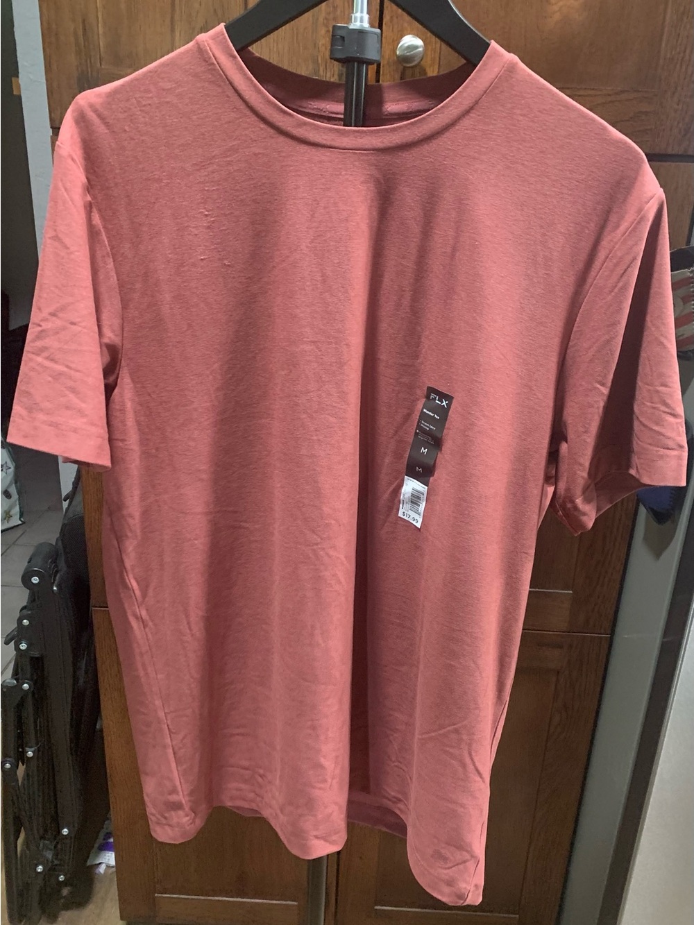 Men's Short Sleeve Crew Tee in Red